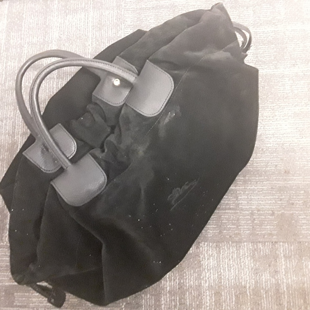 Rare Long champ suede bag